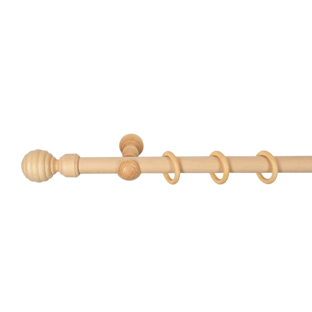Galerie simpla lemn masiv Regal, consola clasica, nuanta natur, 120 cm - KIT COMPLET