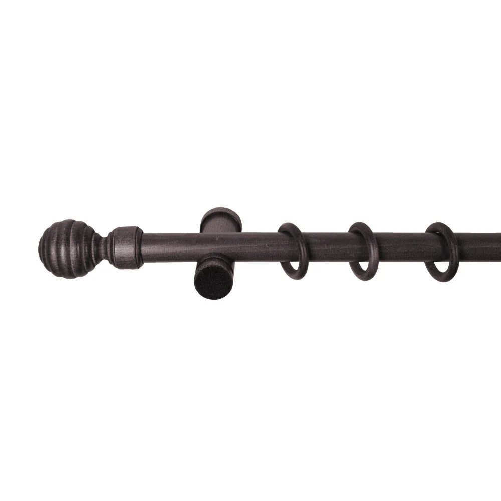 Galerie simpla lemn masiv Regal, consola moderna, nuanta wenge, 220 cm - KIT COMPLET