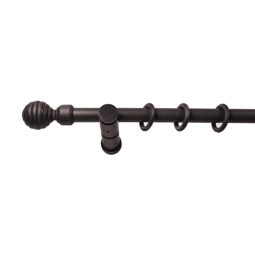Galerie simpla lemn masiv Regal, consola moderna, nuanta wenge, 220 cm - KIT COMPLET