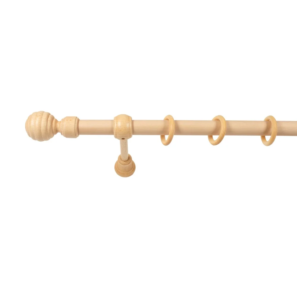 Galerie simpla lemn masiv Regal, consola standard, nuanta natur, 200 cm - KIT COMPLET