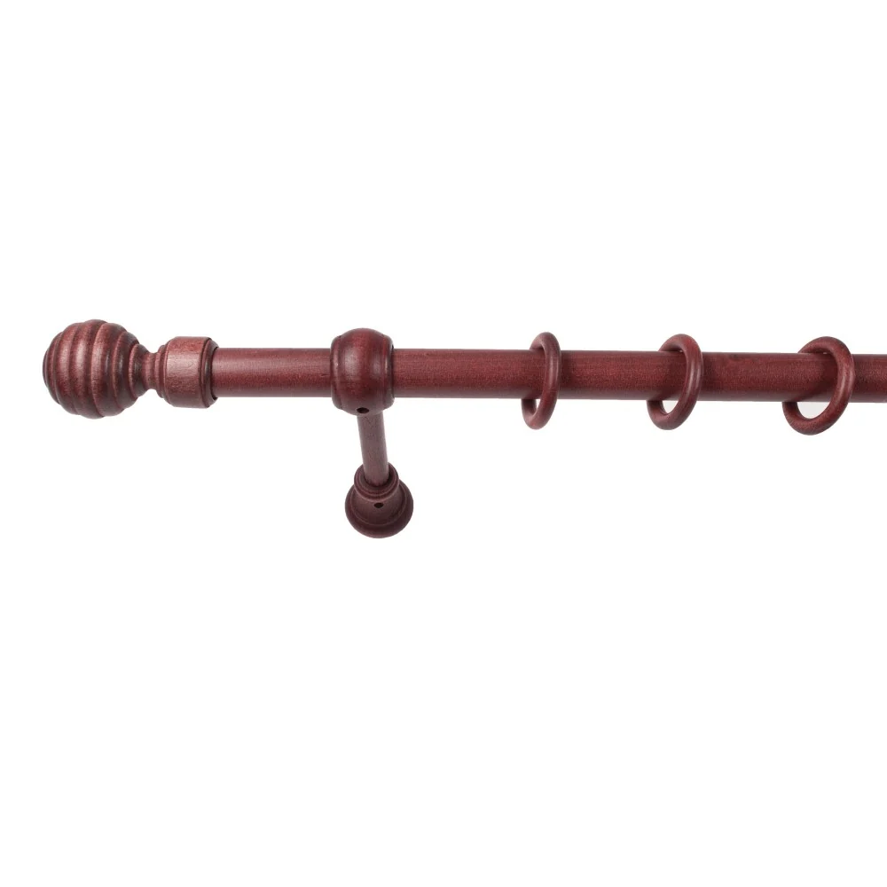 Galerie simpla lemn masiv Regal, consola standard, nuanta mahon, 300 cm - KIT COMPLET