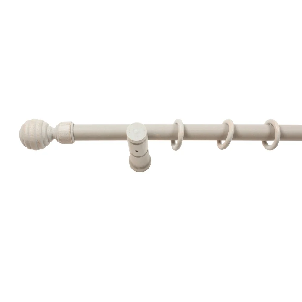 Galerie simpla lemn masiv Regal, consola moderna, nuanta gri-antic, 260 cm - KIT COMPLET