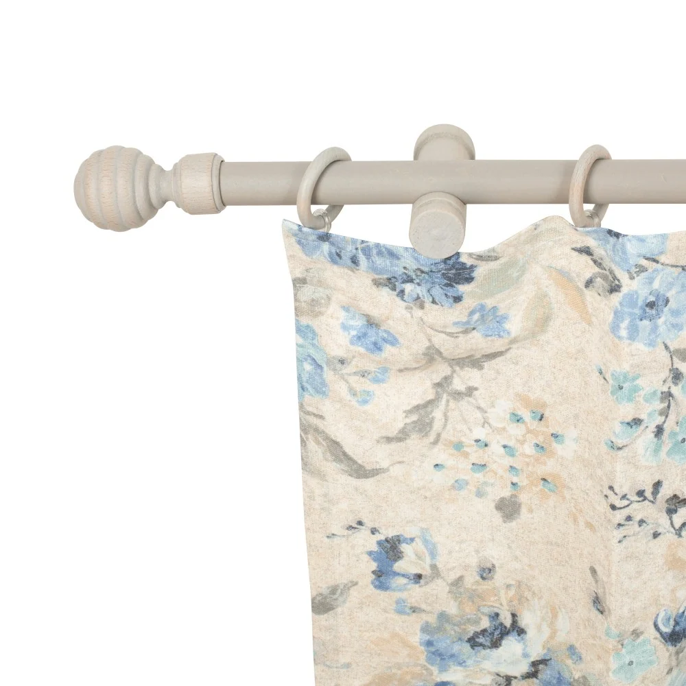 Galerie simpla lemn masiv Regal, consola moderna, nuanta gri-antic, 260 cm - KIT COMPLET