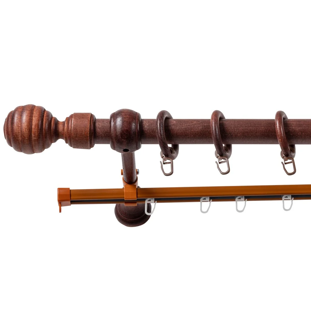 Galerie simpla lemn masiv Regal, nuanta mahon, 140 cm - SINA U INCLUSA