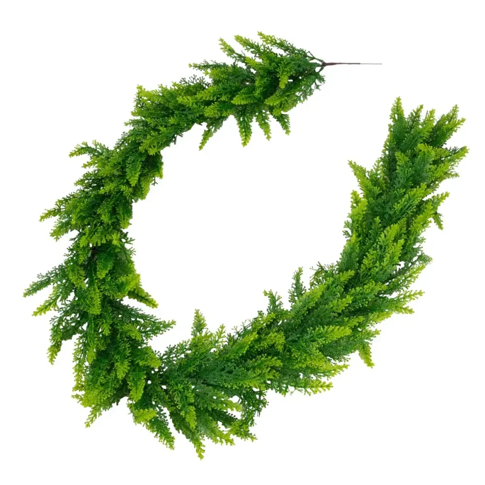 Ghirlanda decorativa artificiala, tip Chiparos, Naimeed D6948, 160 cm, Verde