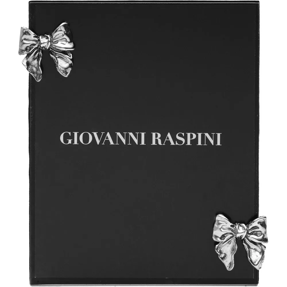Giovanni Raspini Fiocchi rama sticla 16x20cm bronz alb B0169