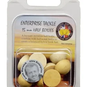 Half Boilies Enterprise Cremă și bej 15 mm