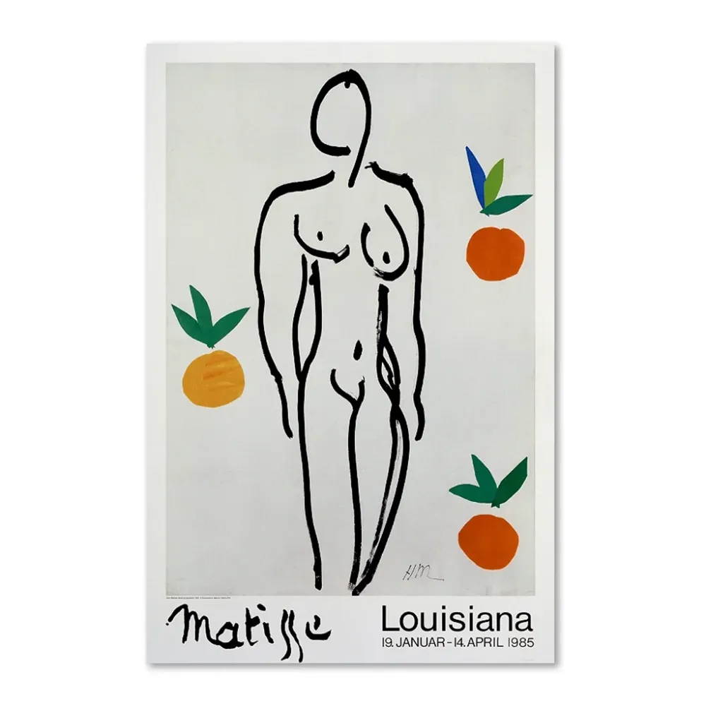 Henri Matisse - Model and Oranges (1953)