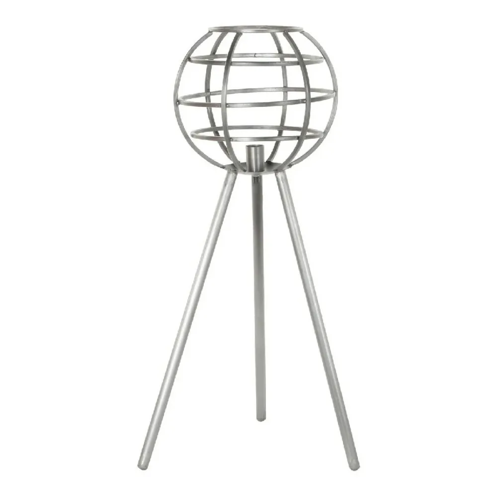 Lampă de Masă DKD Home Decor Metal Gri închis (50 x 50 x 98 cm)
