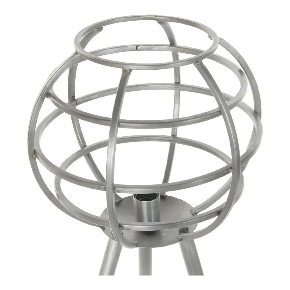 Lampă de Masă DKD Home Decor Metal Gri închis (50 x 50 x 98 cm)