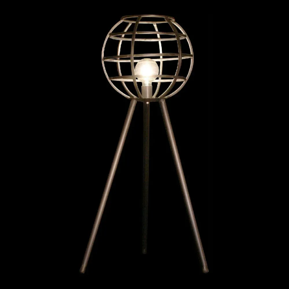 Lampă de Masă DKD Home Decor Metal Gri închis (50 x 50 x 98 cm)