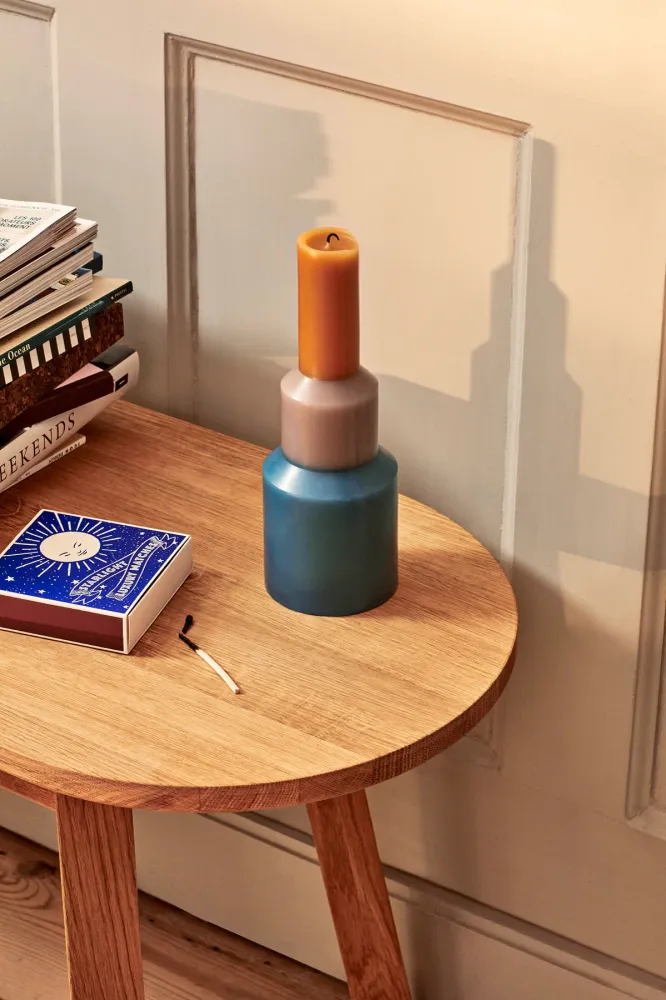 Lumânare Pillar M - Albastru