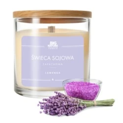 Lumânare de Soia Big Nature Lavendel 150 g