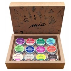 MiaBox Set Cadou Mini-Lumânări 12 Bucăți