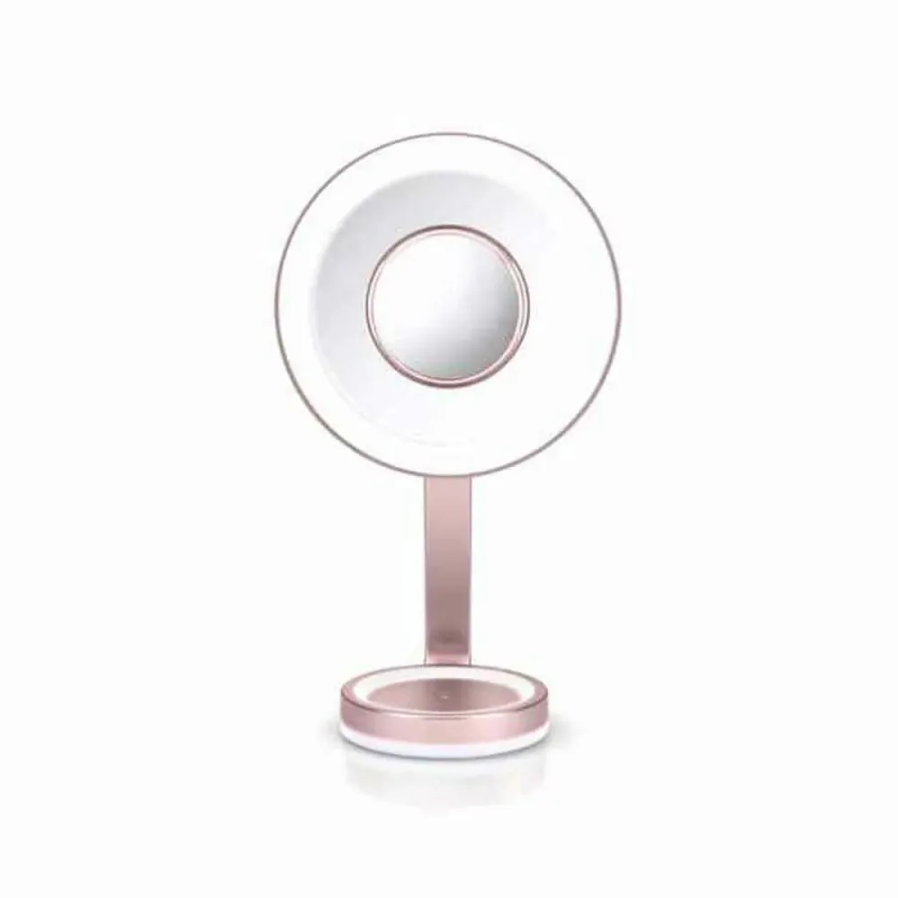 Oglindă cu Efect de Mărire cu LED Babyliss 9450E Roz