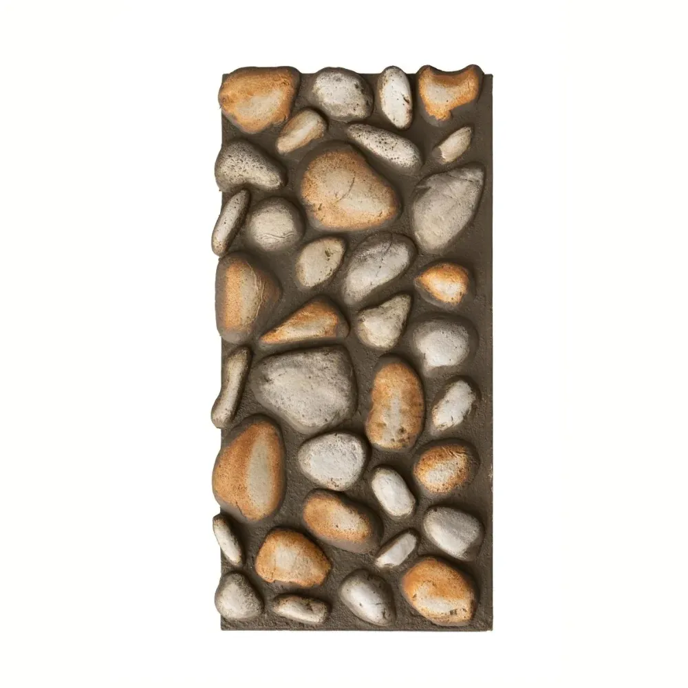 Panou decorativ 3D, efect piatră naturală, ultraușor, Naimeed D7579, pentru interior și exterior, 120x60x5.7cm, Multicolor