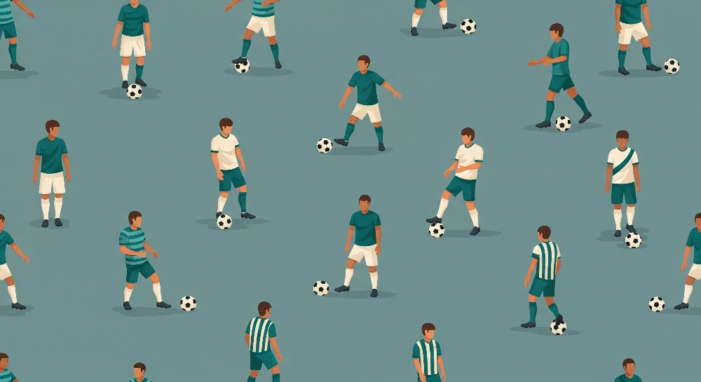 Papel de parede crianç | Crianças jogando futebol em um fundo colorido