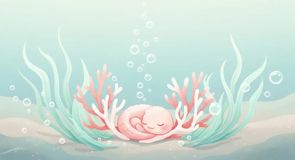 Papel de parede crianç | Criatura marinha tranquila