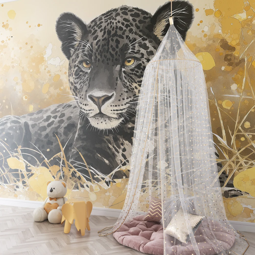 Papel de parede crianç | Leoparzii majestuoși în savană