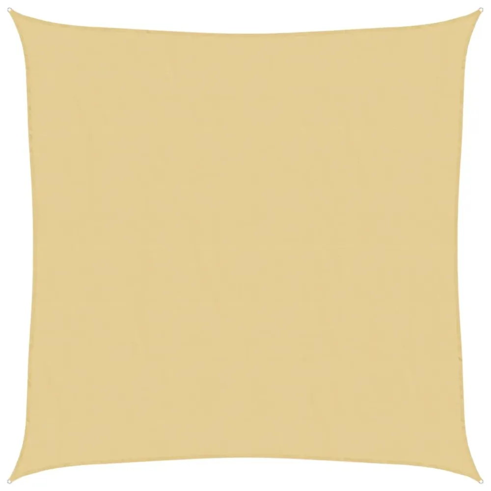 Parasolar, nisipiu, 3x3 m, 100% poliester Oxford