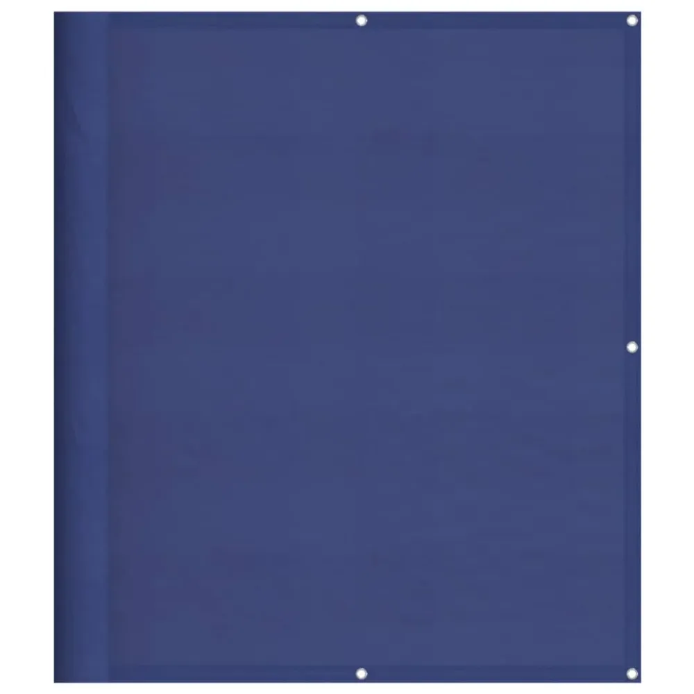 Paravan de balcon, albastru, 120x800 cm, 100% poliester oxford