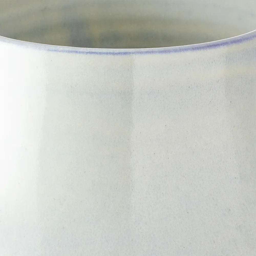 PAULA vaza ceramica 25cm, alba