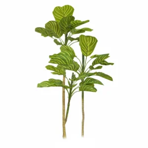 Planta artificiala, Dracaena Marginata fara ghiveci, Naimeed D5601, 115x51 cm, Verde/Galben