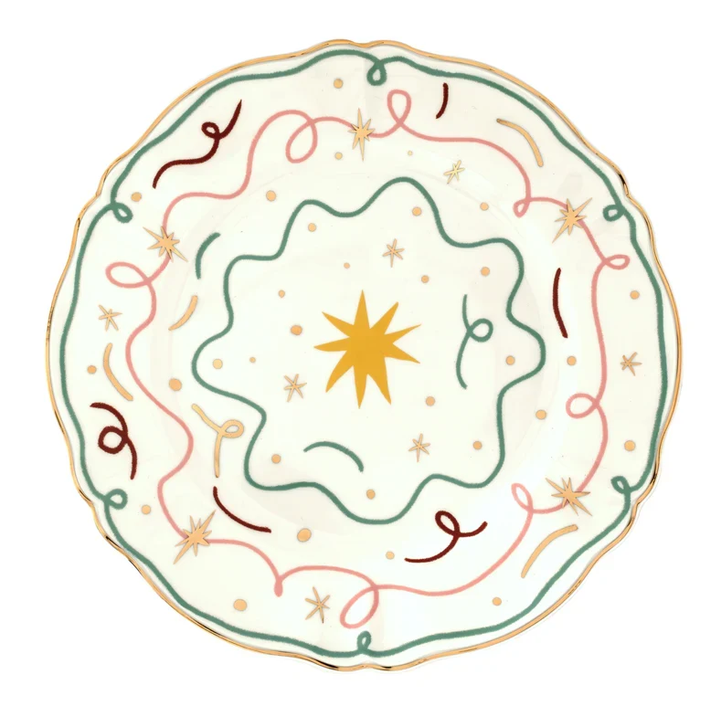 Platou rotund Star