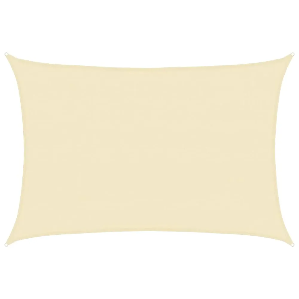 Pânză parasolar, crem, 4 x 5 m, HDPE, 160 g/m²
