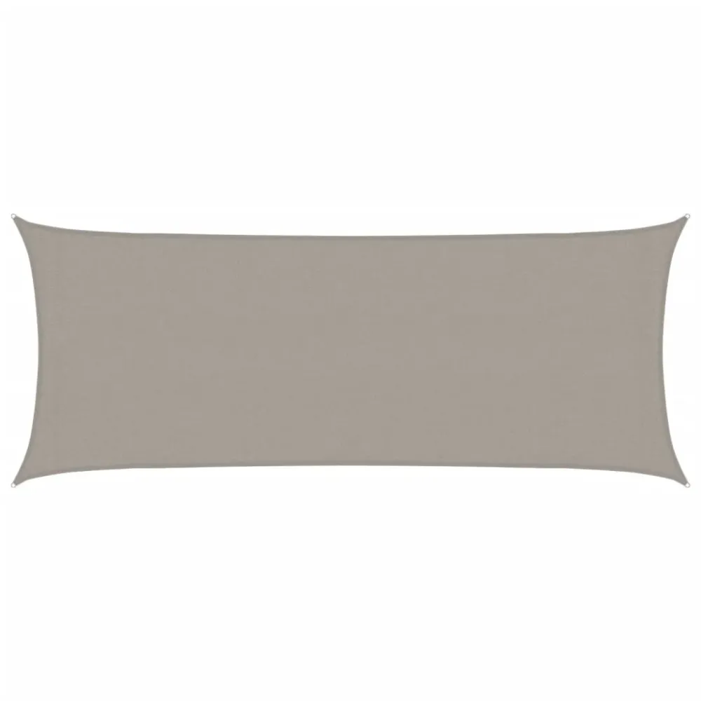 Pânză parasolar gri deschis dreptunghiular 2x4,5m HDPE 160 g/m²