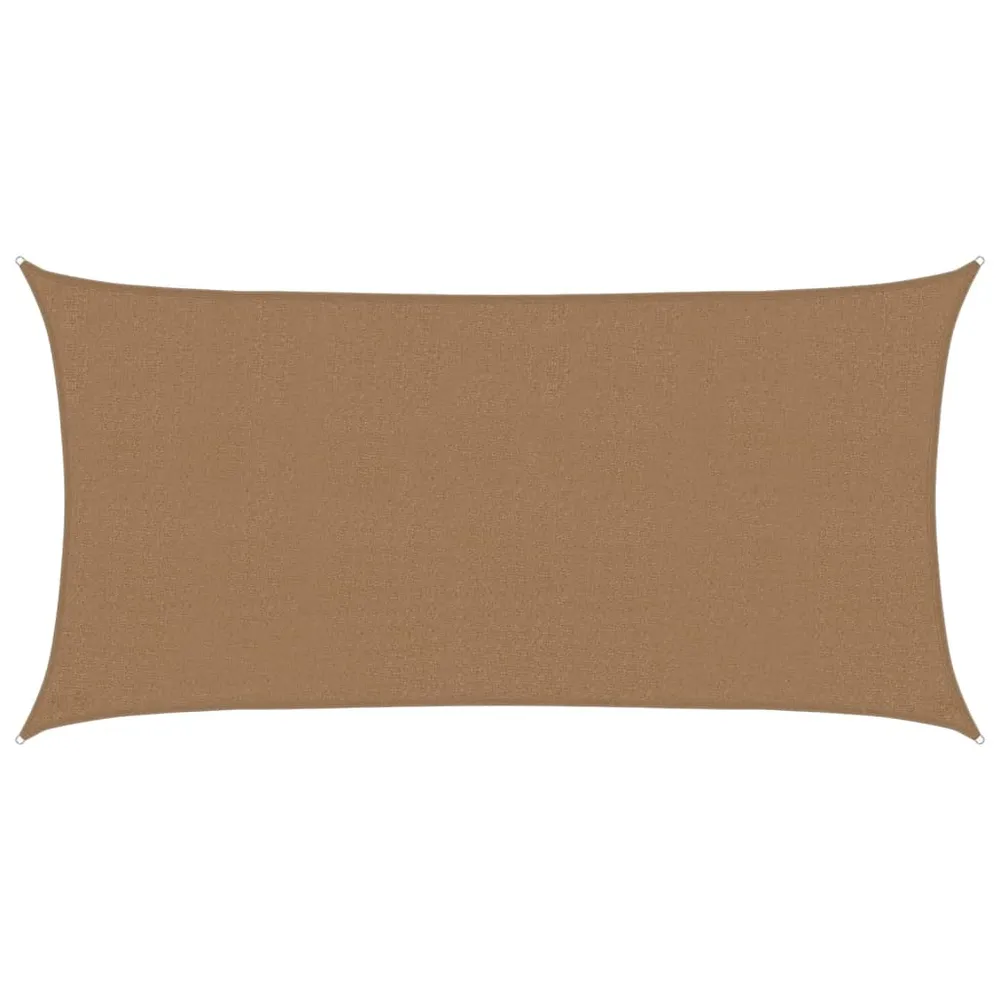 Pânză parasolar, gri taupe, 2,5x4,5 m, HDPE, 160 g/m²