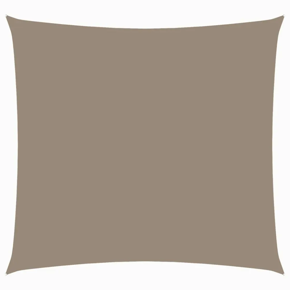Pânză parasolar, gri taupe, 4,5x4,5 m, țesătură oxford, pătrat