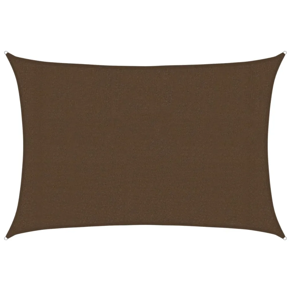 Pânză parasolar, maro, 3x4,5 m, HDPE, 160 g/m²