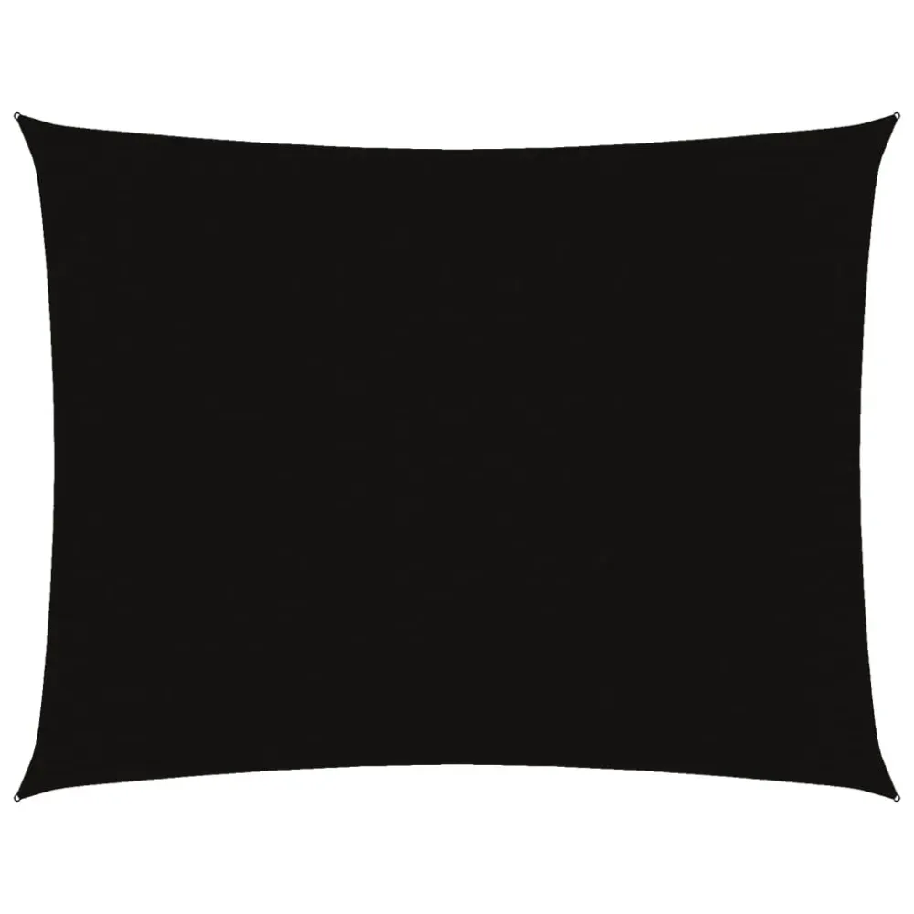 Pânză parasolar, negru, 3x6 m, țesătură oxford, dreptunghiular