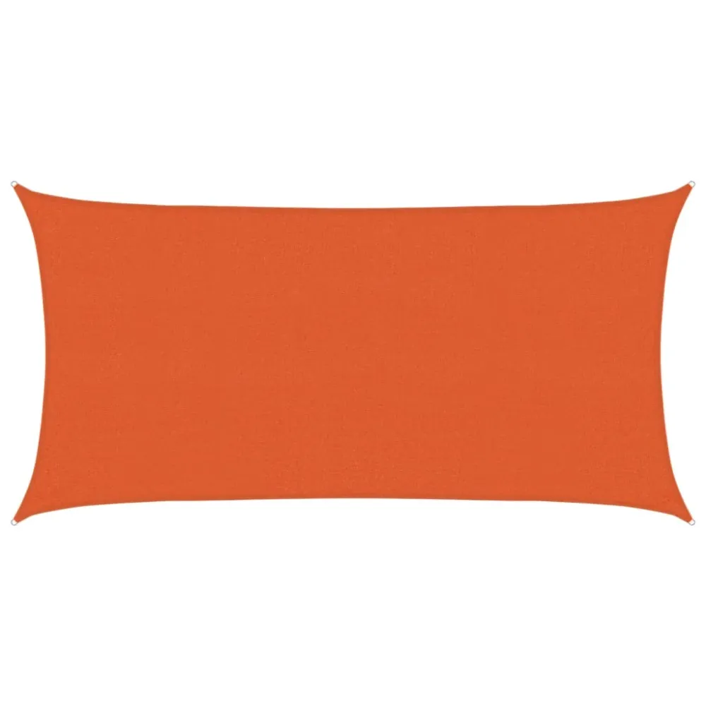 Pânză parasolar, portocaliu, 2x3,5 m, HDPE, 160 g/m²
