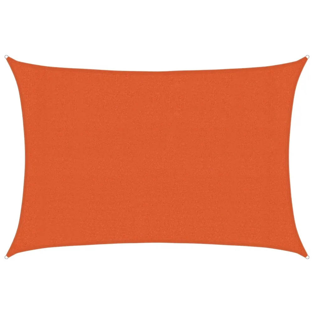 Pânză parasolar, portocaliu, 3x4 m, HDPE, 160 g/m²