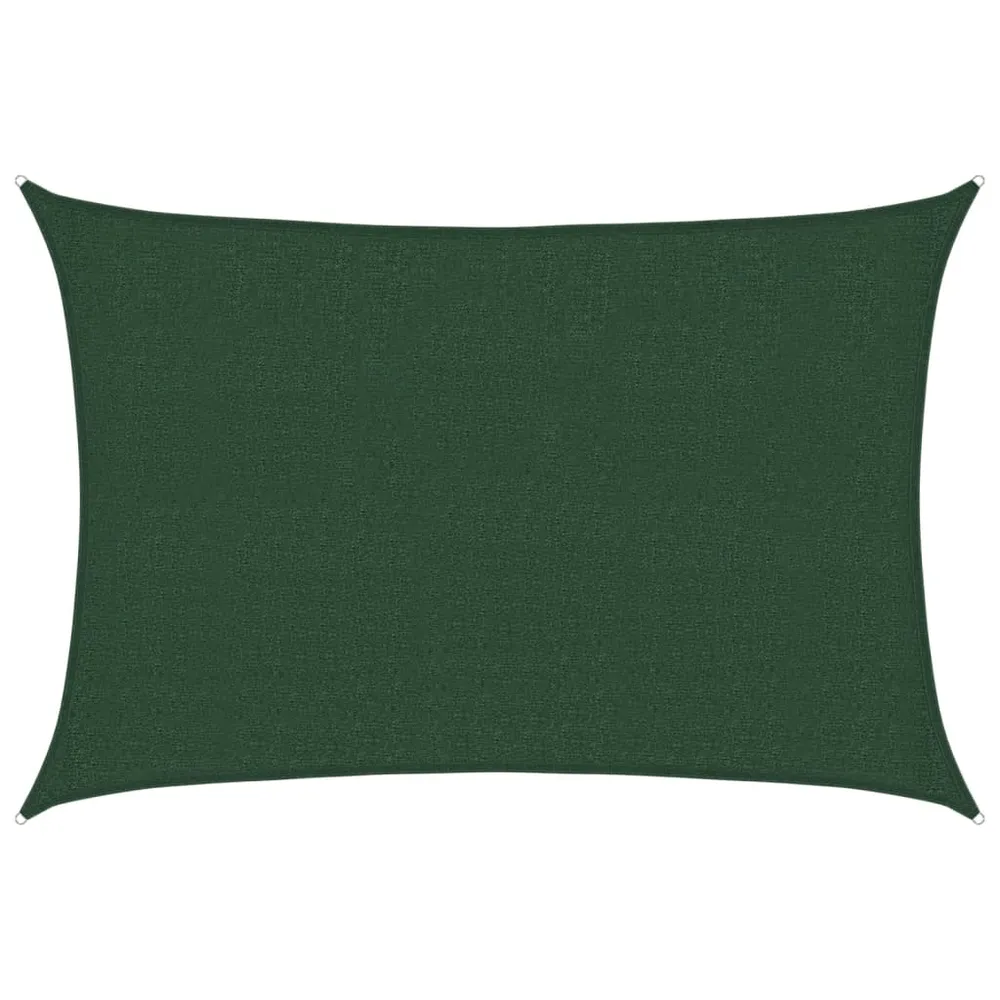 Pânză parasolar, verde închis, 2,5x3,5 m, HDPE, 160 g/m²