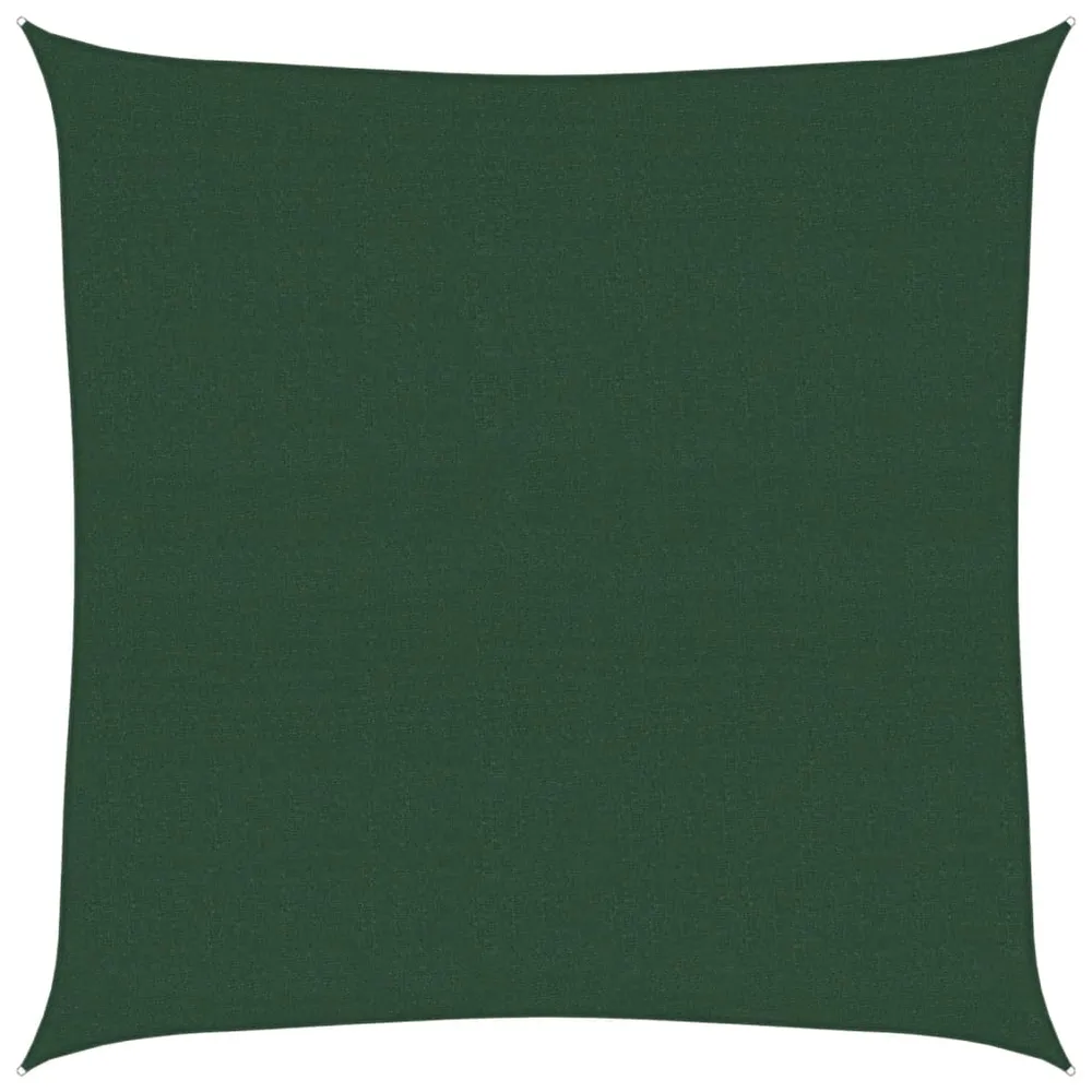 Pânză parasolar, verde închis, 4,5x4,5 m, HDPE, 160 g/m²