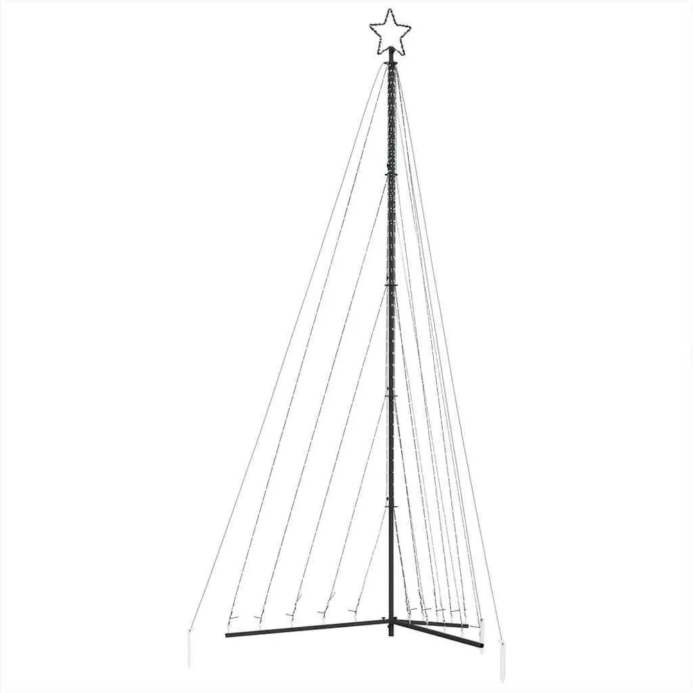Pom de Crăciun LED 570 LED-uri colorate 399 cm