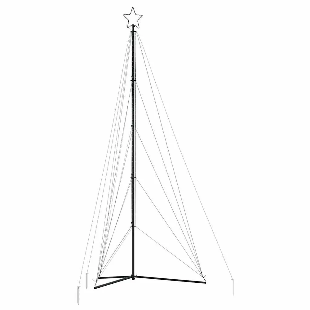 Pom de Crăciun LED 615 LED-uri Albastru 404,5 cm