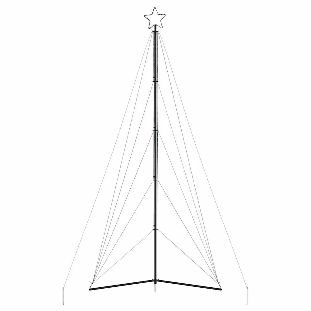 Pom de Crăciun LED 615 LED-uri Albastru 404,5 cm