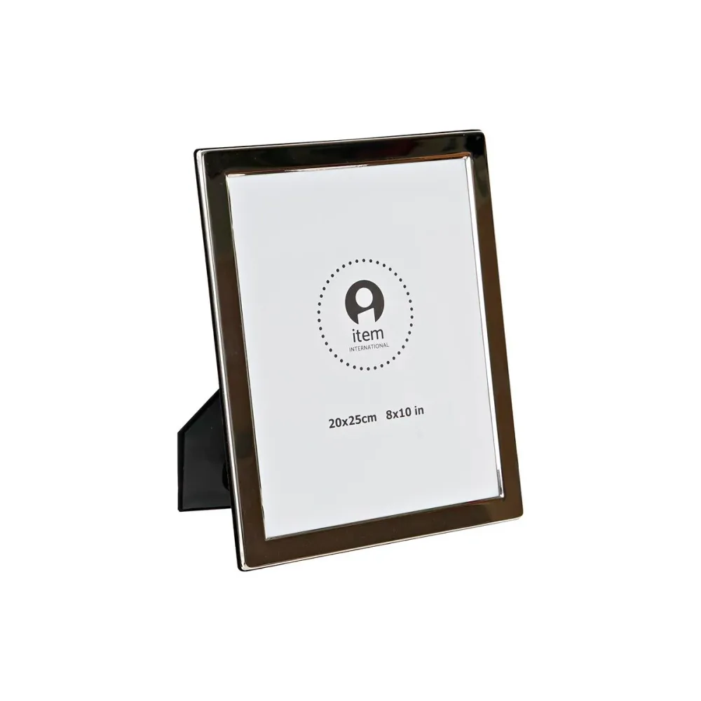 Ramă Foto DKD Home Decor Argintiu Metal Geam Tradiţional 23 x 2 x 28 cm
