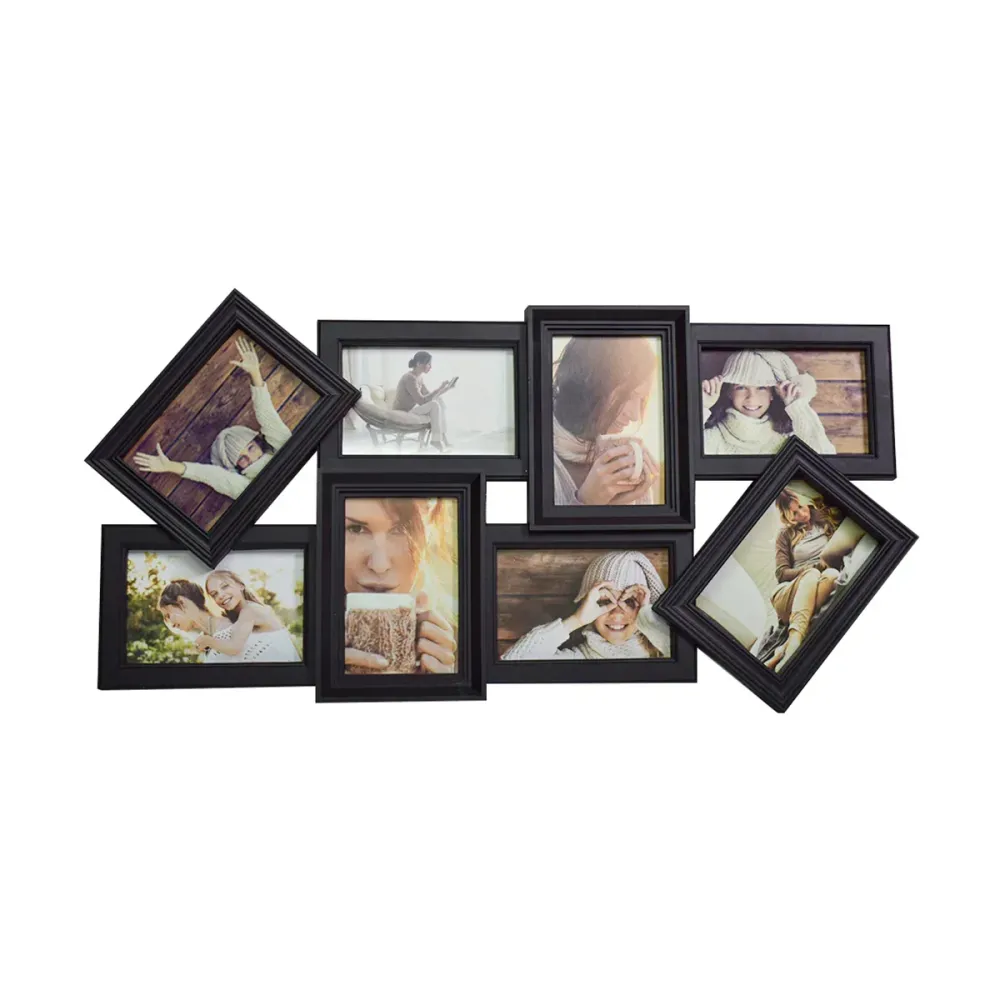 Rama foto, 8 poze, Naimeed D4563N, Negru