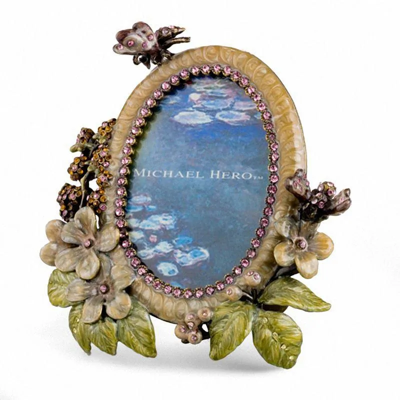 Rama Michael Hero Romantic Gardens 3,8x6,4cm cristale de alamă emailate 13CR-HT-2