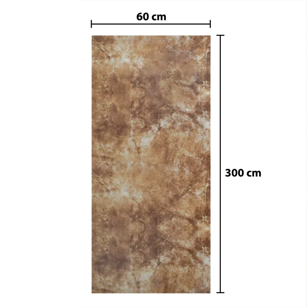 Rola panou autoadeziv, Naimeed D5699, design modern, 2mm grosime, 60x300cm, Maro