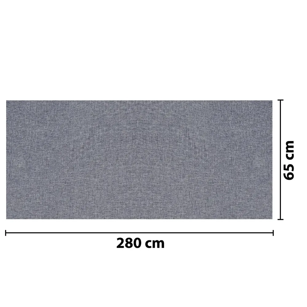 Rola tapet autoadeziv, panzat, 4mm grosime, Naimeed D5725, design elegant, termoizolant, 65x280cm, Gri
