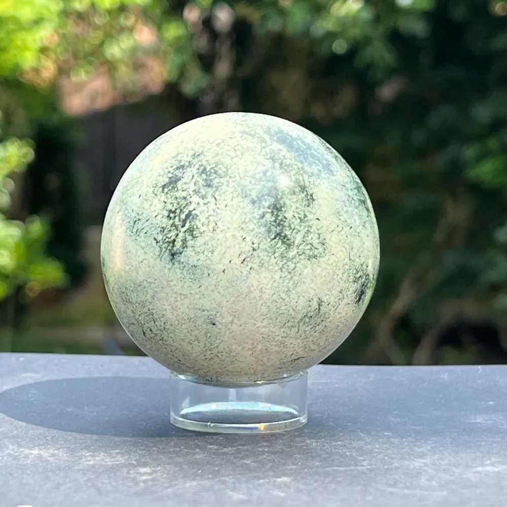 Serpentin leopard sfera m2
