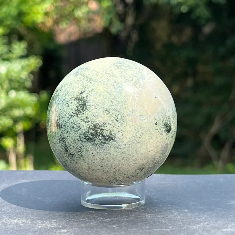 Serpentin leopard sfera m2