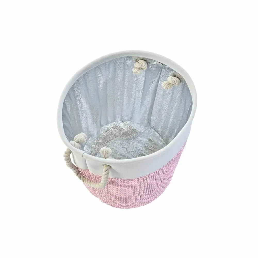 Set de Coșuri DKD Home Decor Poliester 40 x 40 x 49 cm (2 Unități)