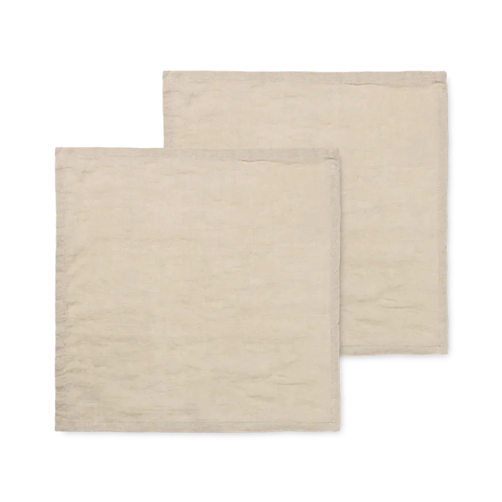Set de 2 Șervețele Linen - Natural